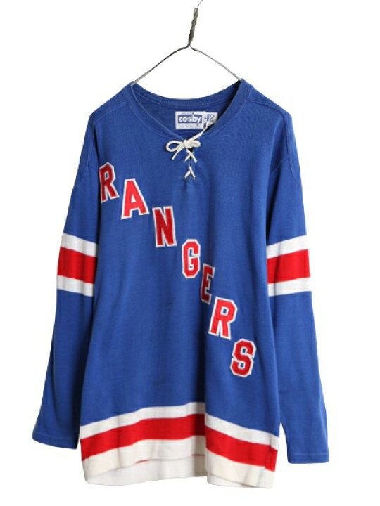 楽天市場】70s NHL オフィシャル COSBY レンジャーズ アイスホッケー 