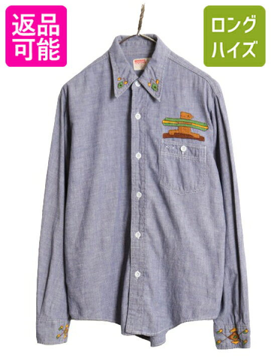 楽天市場】ハンドメイド 70s モンゴメリーワード ネイティブ 刺繍 長袖 