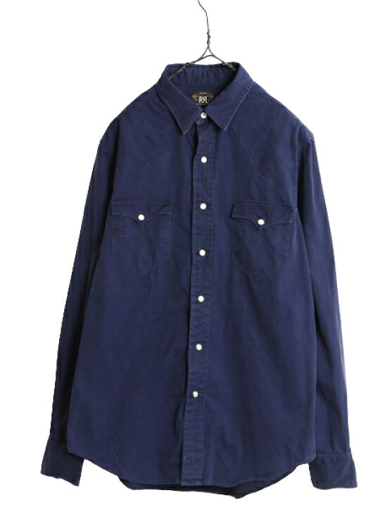 楽天市場】RRL ラルフローレン 長袖 ウエスタン シャツ メンズ M 