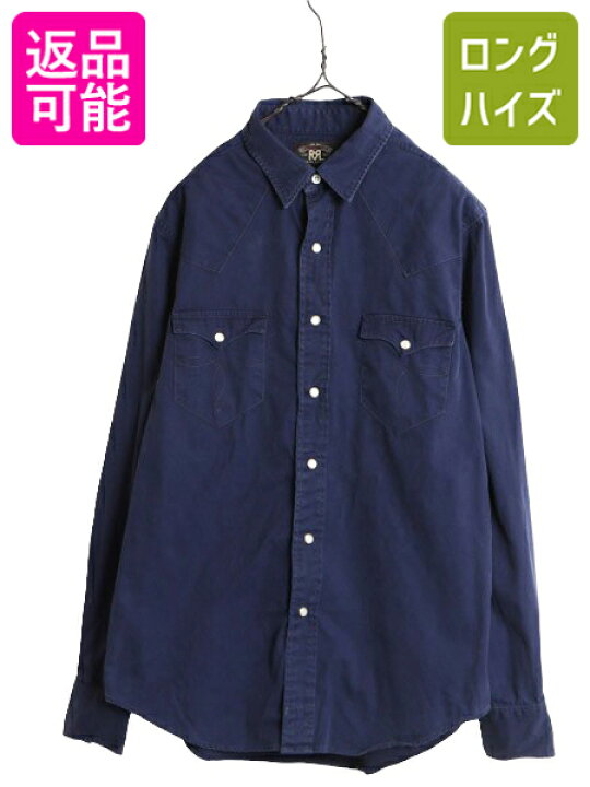 楽天市場】RRL ラルフローレン 長袖 ウエスタン シャツ メンズ M 