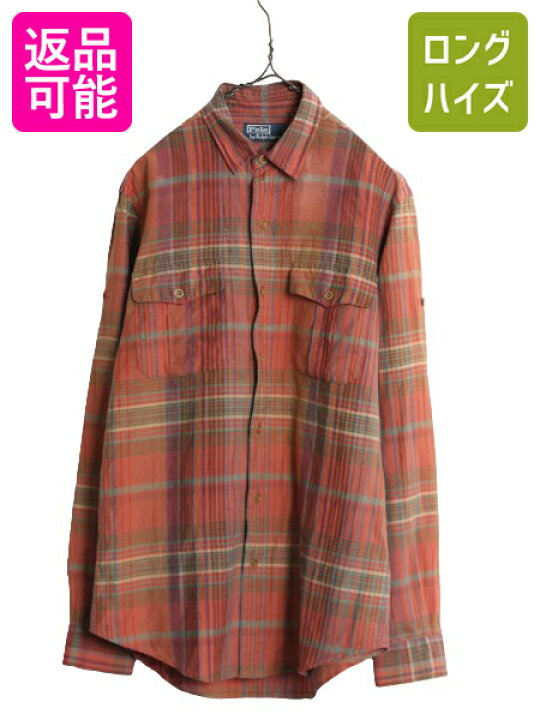楽天市場】00s ポロ ラルフローレン チェック 長袖 シャツ メンズ S 