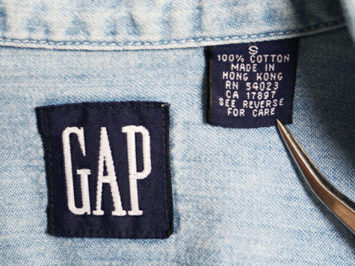 楽天市場】90s OLD GAP 長袖 シャンブレー シャツ レディース S  