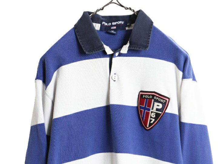 楽天市場】90s ポロスポーツ ラルフローレン ワイド ボーダー 長袖 
