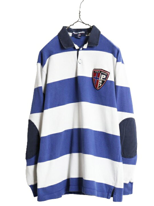 楽天市場】90s ポロスポーツ ラルフローレン ワイド ボーダー 長袖 