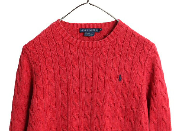 楽天市場】ラルフローレン コットン ケーブル ニット セーター  