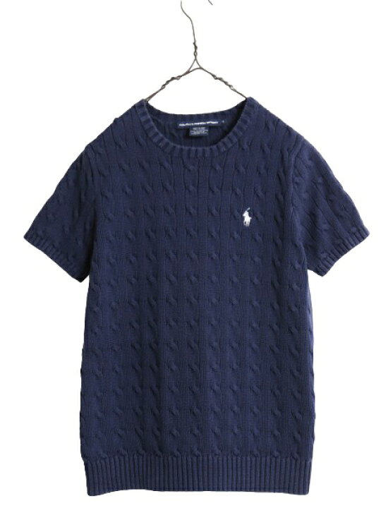 楽天市場】ラルフローレン コットン ケーブル 半袖 ニット セーター  