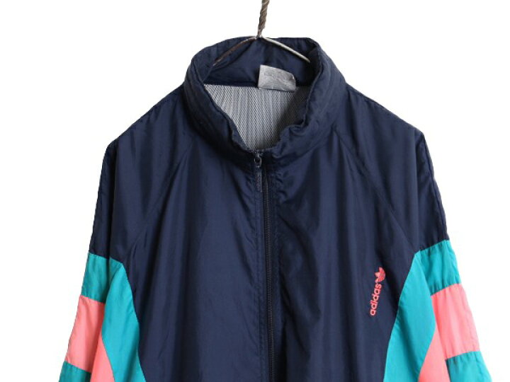 楽天市場】80s アディダス ナイロン ジャケット メンズ XL / 古着 