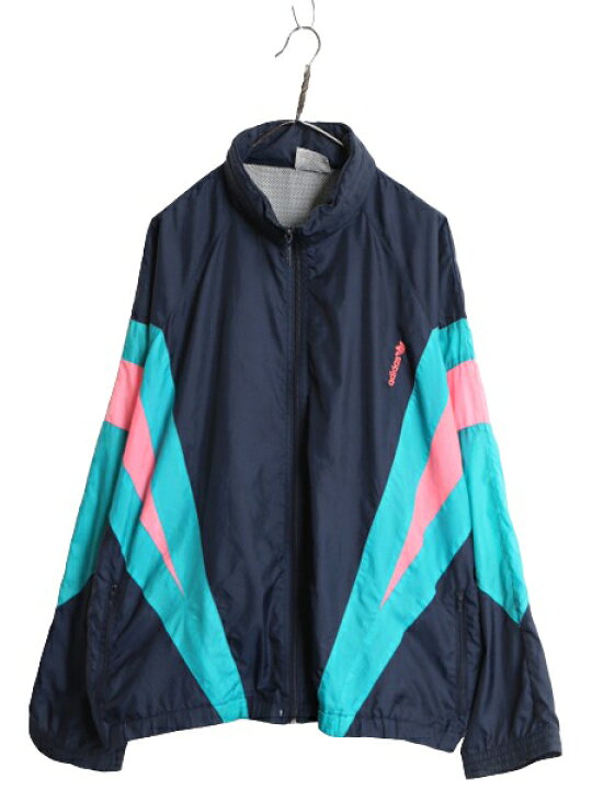 楽天市場】80s アディダス ナイロン ジャケット メンズ XL / 古着 