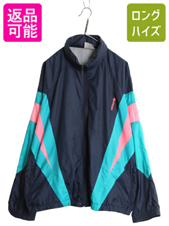 楽天市場】80s アディダス ナイロン ジャケット メンズ XL / 古着 
