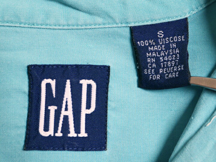楽天市場】90s OLD GAP 100% レーヨン オープンカラー 長袖 シャツ 
