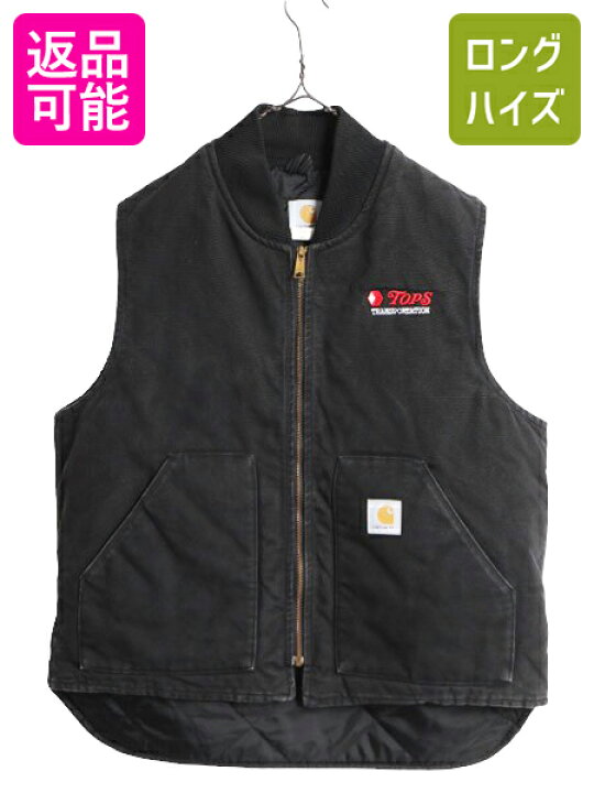 楽天市場】90s USA製 カーハート 中綿 ダック ベスト メンズ XL 古着 