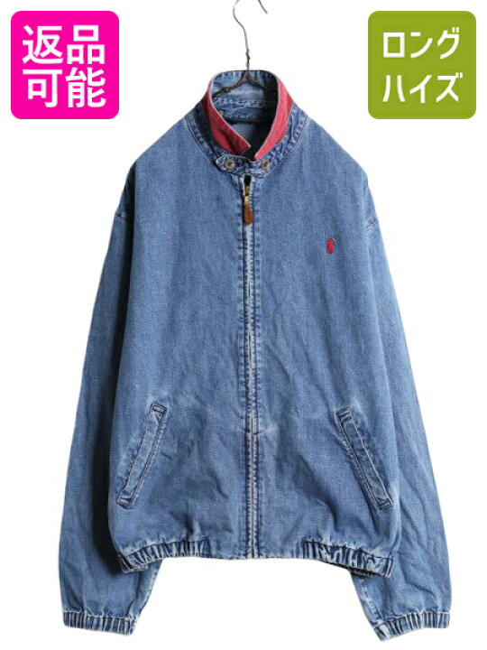 楽天市場】90s USA製 ポロ ラルフローレン デニム スイングトップ 