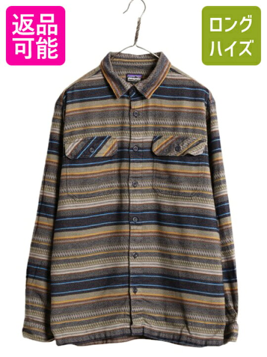 美品 patagonia ヘビーウェイト フランネルシャツ XL ポルトガル製 廃 