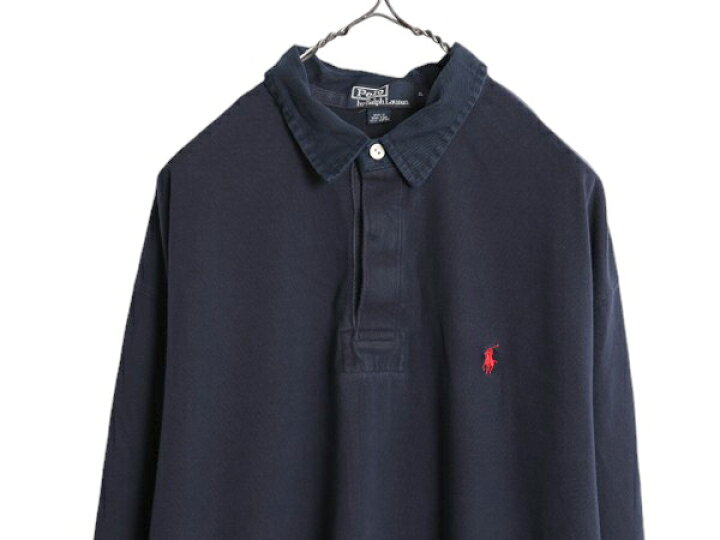楽天市場】90s ポロ ラルフローレン 長袖 ラガー シャツ メンズ XL 