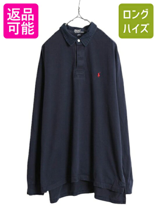 楽天市場】90s ポロ ラルフローレン 長袖 ラガー シャツ メンズ XL 