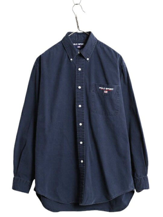 楽天市場】90s ポロスポーツ ラルフローレン 長袖 ボタンダウン シャツ  