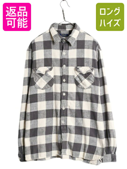 楽天市場】ポロ ラルフローレン チェック ヘビー フランネル シャツ 