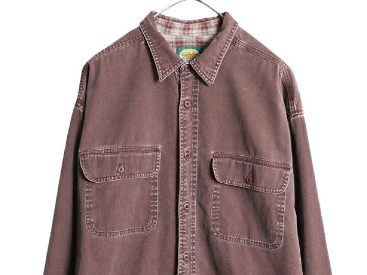 楽天市場】90s カベラス コットン ダック 長袖 シャツ メンズ XL / 90 