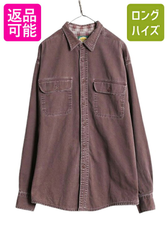楽天市場】90s カベラス コットン ダック 長袖 シャツ メンズ XL / 90 