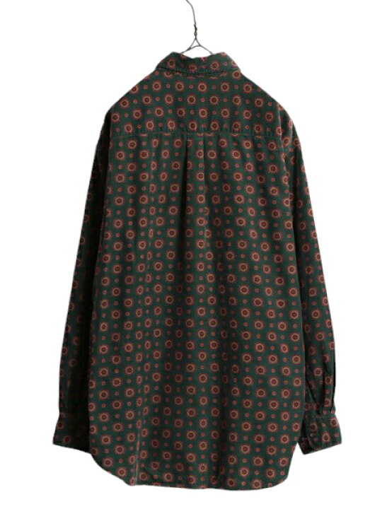 楽天市場】90s OLD GAP 総柄 コーデュロイ 長袖 ボタンダウン シャツ 