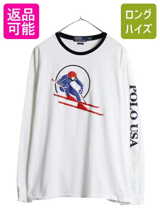 楽天市場】ポロ ラルフローレン プリント 長袖 Tシャツ メンズ L 復刻 