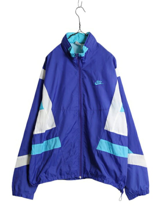 楽天市場】90s ナイキ フルジップ ナイロン ジャケット メンズ L 古着  