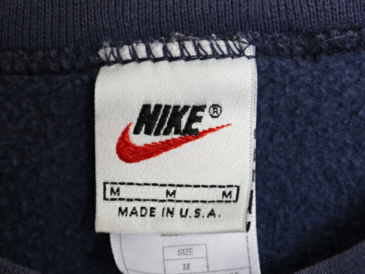 楽天市場】90s USA製 ナイキ スウッシュ プリント スウェット メンズ M 