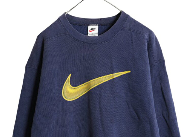 楽天市場】90s USA製 ナイキ スウッシュ プリント スウェット メンズ M 