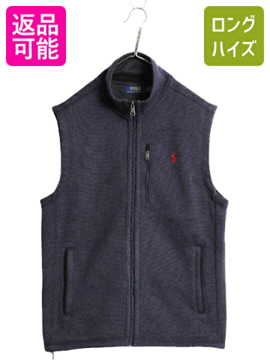 楽天市場】ポロ ラルフローレン フルジップ フリース ベスト メンズ L 
