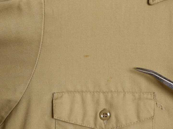 楽天市場】70s USA製 リー 無地 長袖 ワーク シャツ メンズ M 70年代  