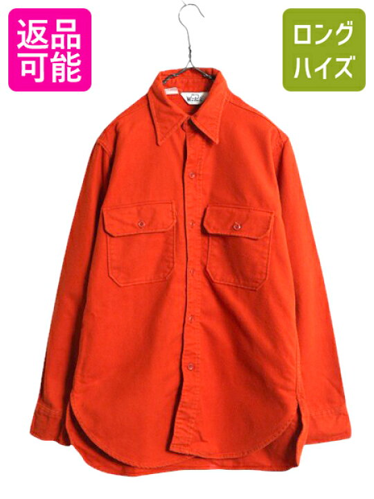 楽天市場】70s USA製 ウールリッチ コットン シャモア クロス シャツ 