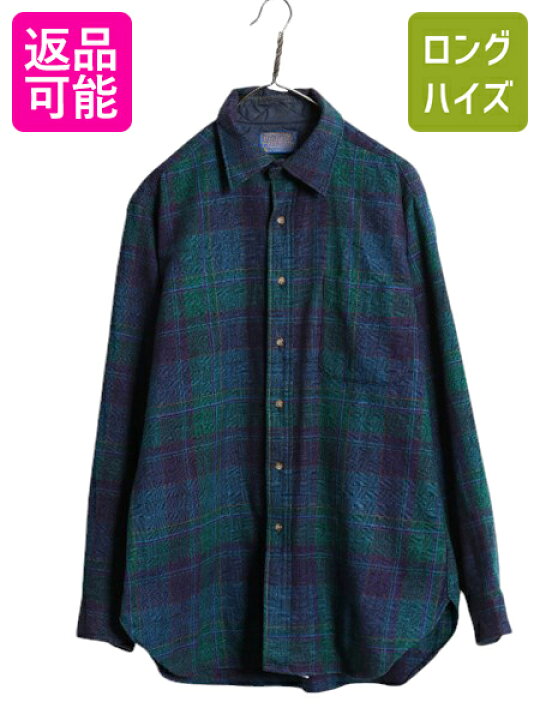 楽天市場】70s USA製 ペンドルトン チェック 長袖 ウール シャツ 