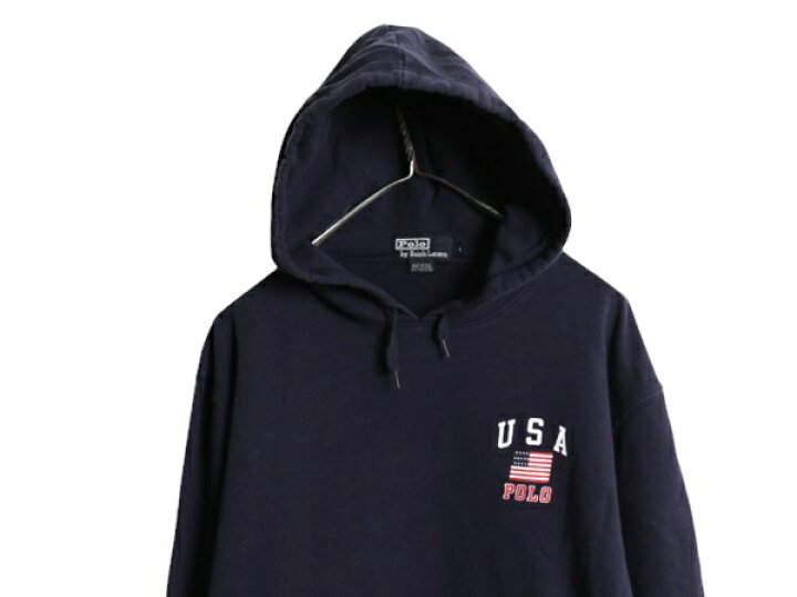 楽天市場】90s ポロ ラルフローレン プリント スウェット フード 
