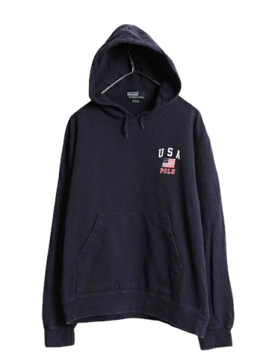 楽天市場】90s ポロ ラルフローレン プリント スウェット フード 