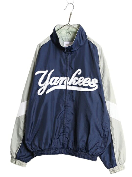 majestic MLB New York Yankees スタジャン ナイロンジャケット L 