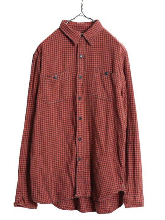 楽天市場】RRL ラルフローレン ギンガム チェック フランネル シャツ  