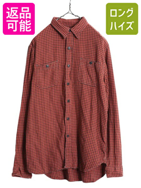 楽天市場】RRL ラルフローレン ギンガム チェック フランネル シャツ 