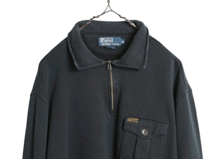 楽天市場】90s ポロ ラルフローレン ハーフジップ スウェット メンズ M  