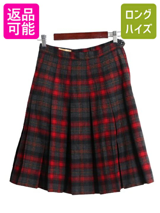 楽天市場】50s ペンドルトン チェック ウール プリーツ スカート 