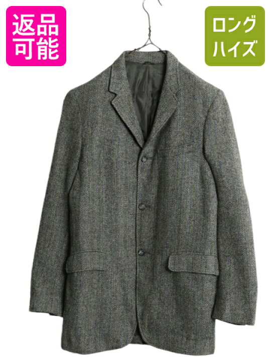 楽天市場】70s ハリスツイード テーラード ジャケット メンズ S 程  