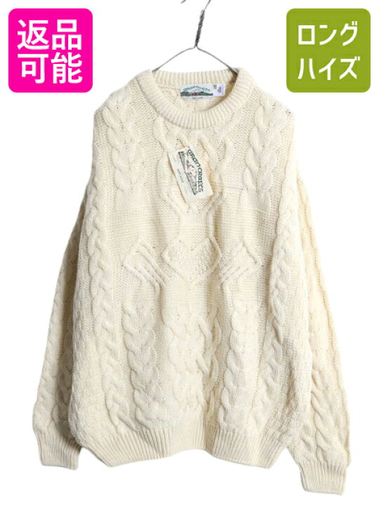 楽天市場】デッドストック アイルランド製 aran crafts 