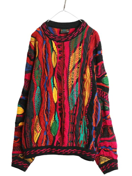 楽天市場】90s オーストラリア製 COOGI 3D 立体編み ウール ニット  