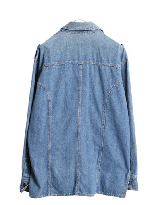 楽天市場】70s ハンテン デニム シャツ ジャケット メンズ L / 70年代 