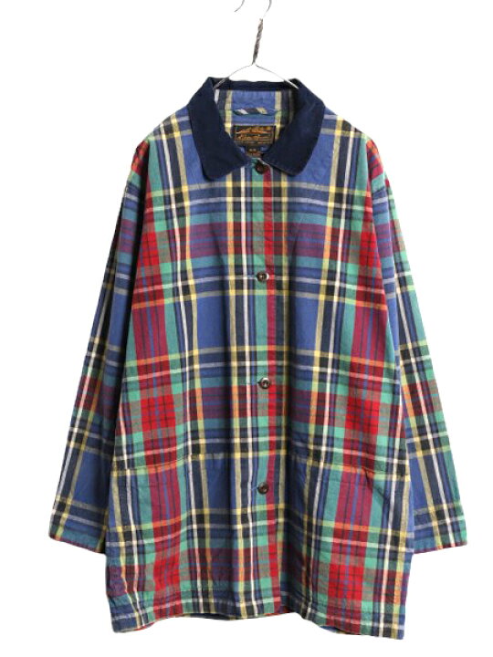 楽天市場】90s エディーバウアー コットン チェック カバーオール  