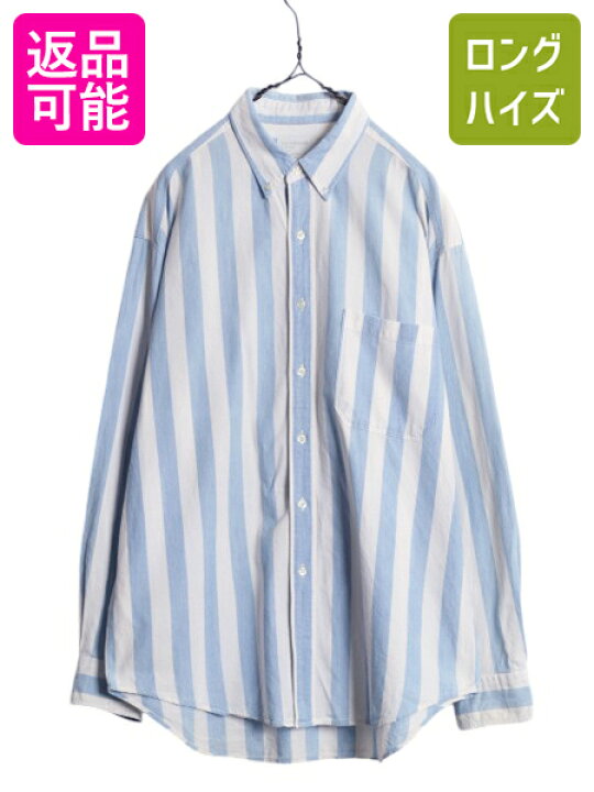 楽天市場】90s OLD GAP ギャップ ストライプ 長袖 ボタンダウン シャツ  
