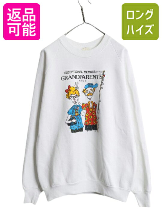 楽天市場】80s USA製 アート イラスト プリント スウェット メンズ XL 