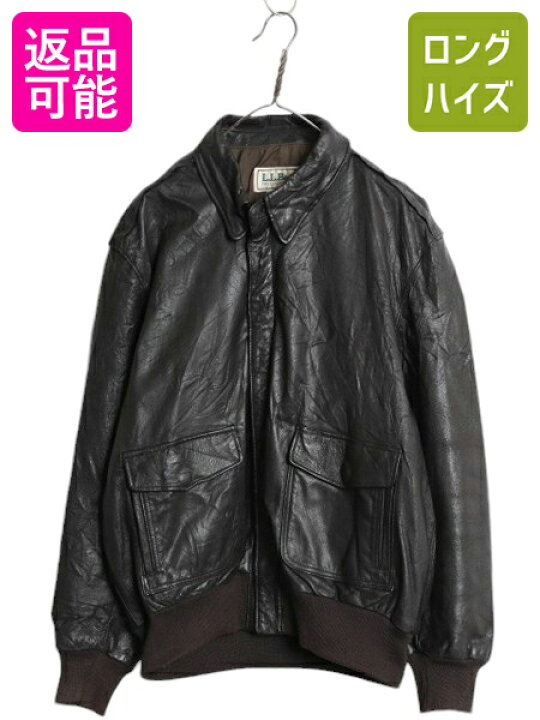 楽天市場】80s USA製 ☆ エルエルビーン A-2 タイプ 本革 レザー 