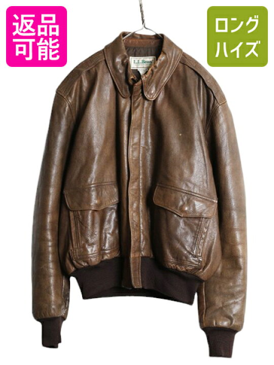 楽天市場】80s USA製 ☆ エルエルビーン A-2 タイプ 本革 レザー 