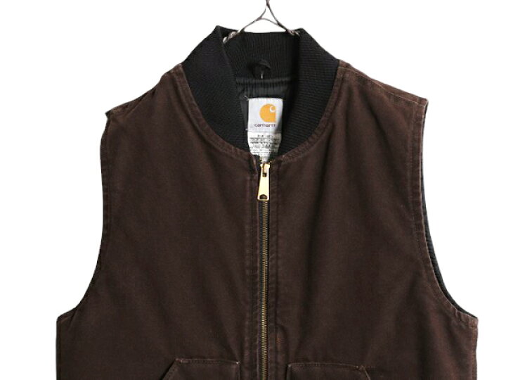 楽天市場】US企画 カーハート 中綿 ダック ベスト メンズ S CARHARTT 