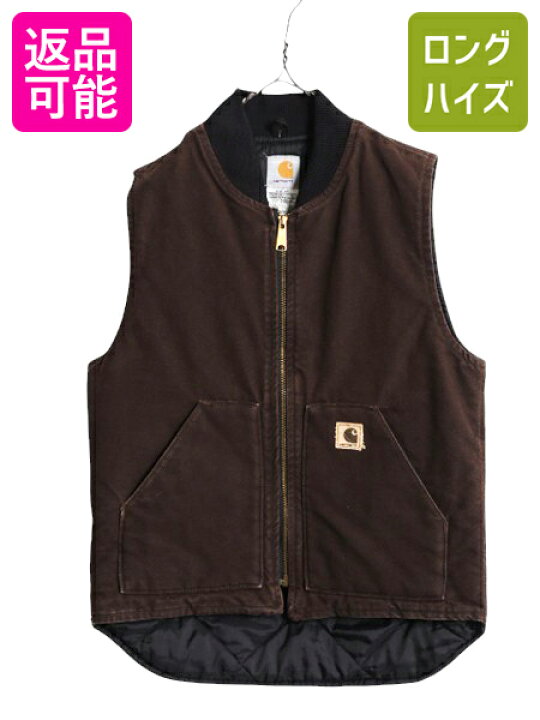 楽天市場】US企画 カーハート 中綿 ダック ベスト メンズ S CARHARTT 